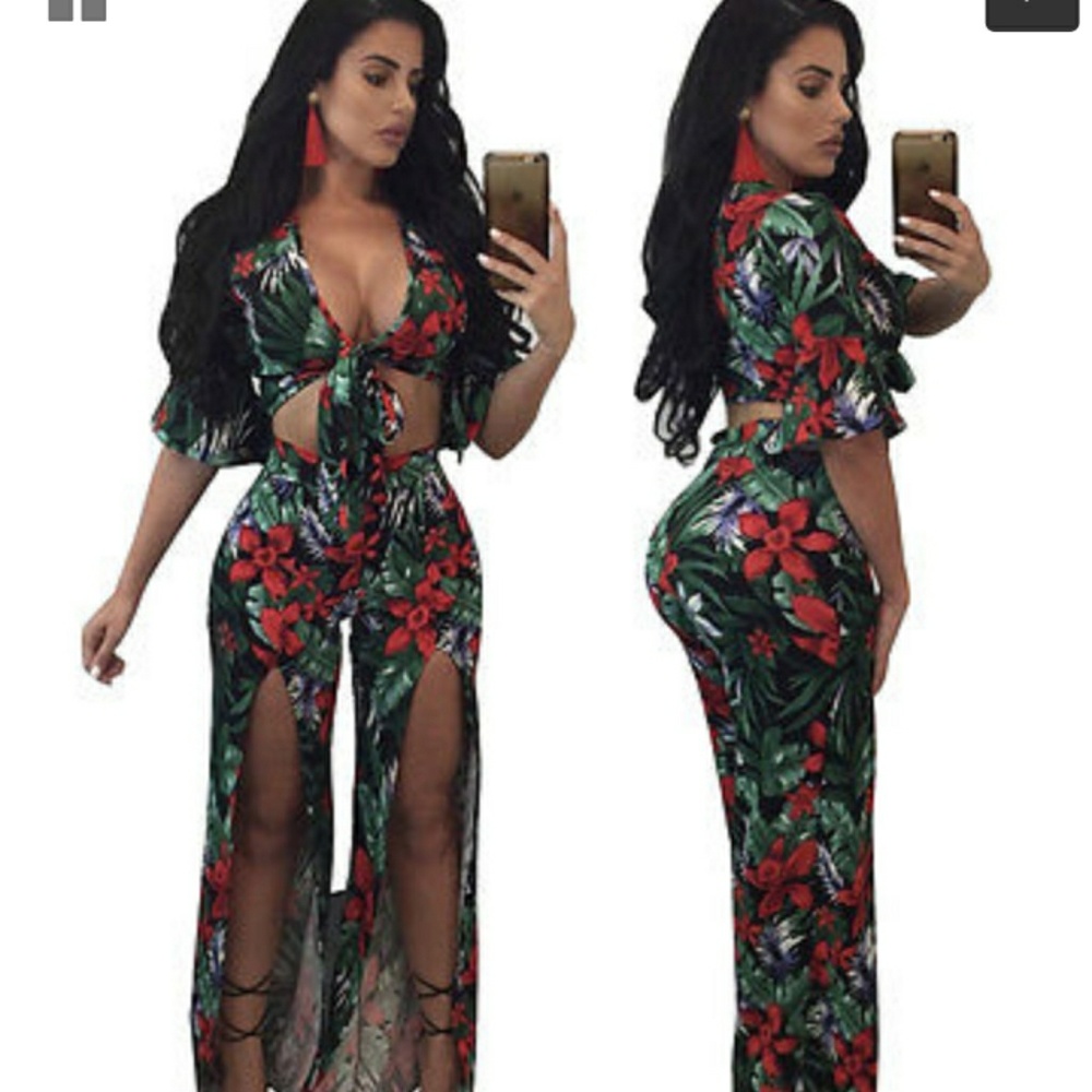 2pcs Womens jumpsuit 3x